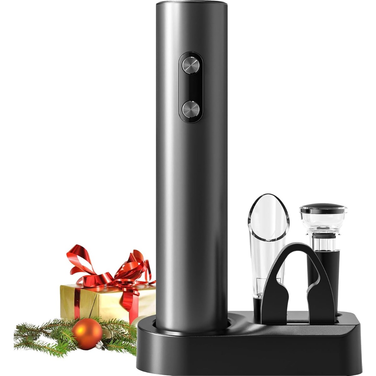 Wine Opener Electric - Elektryczny otwieracz do wina z podstawką,