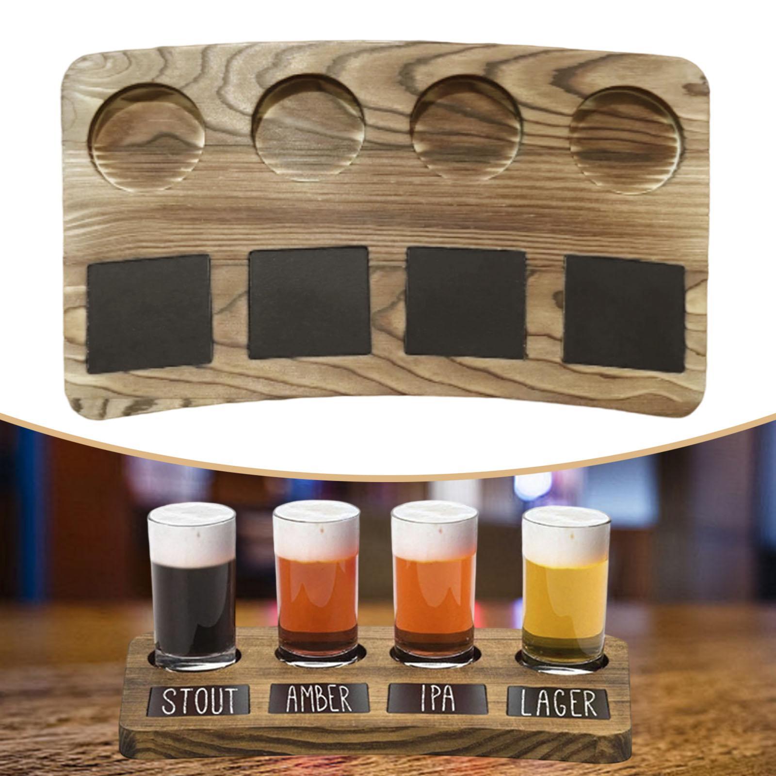 Wine Beer Tasting - Deska do degustacji win z drewna,