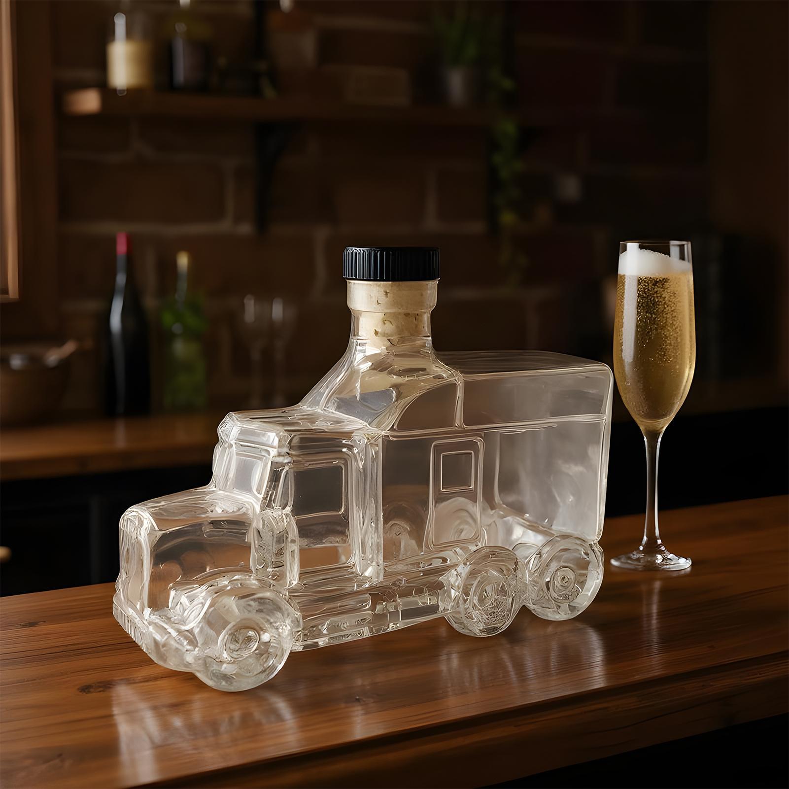 Wine To Beer To Liquor - Dekoracyjna butelka karafka 375 ml na