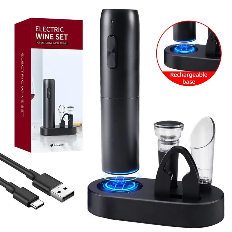 Wine Opener Electric - Elektryczny otwieracz do wina Automatyczny korkociąg