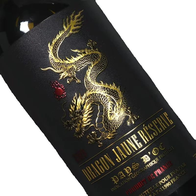 Etykieta na wino luksusowa na  – Wine Beer Red recenzja i cena