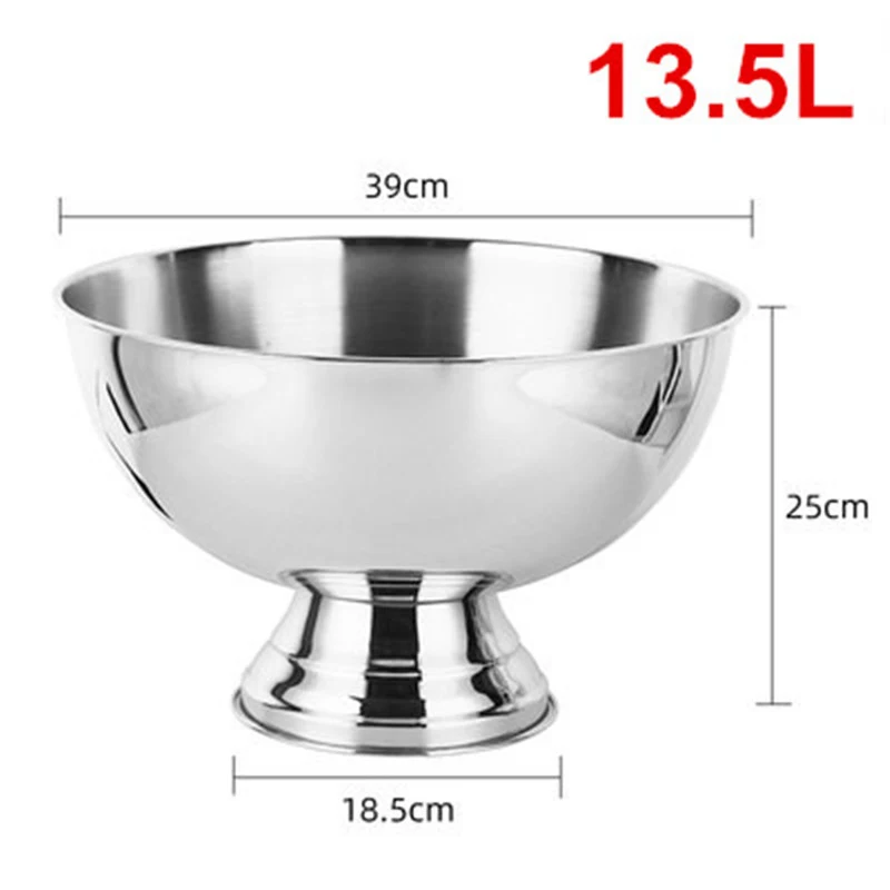 Duży kubeł na szampan, kubeł n – Ice Bucket Silver recenzja i cena