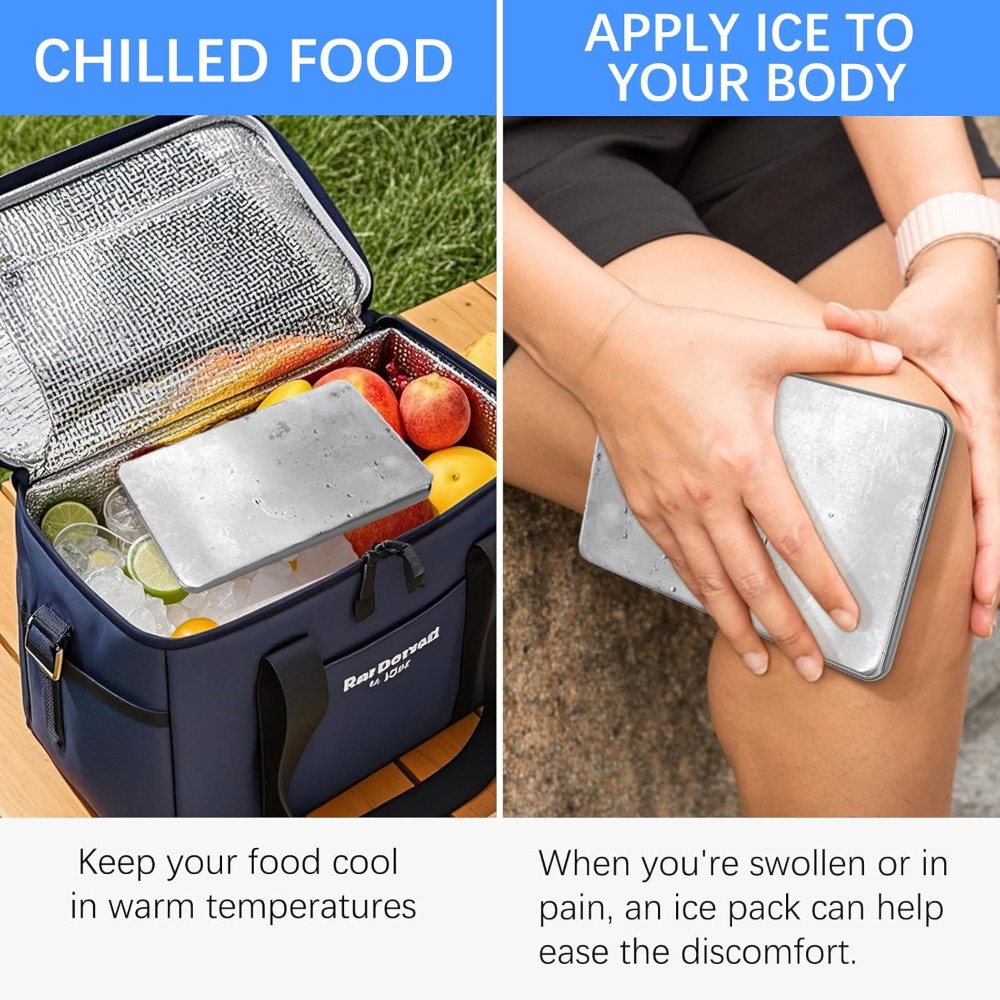Wkłady chłodzące do lunchboxów – Ice Bucket Silver recenzja i cena