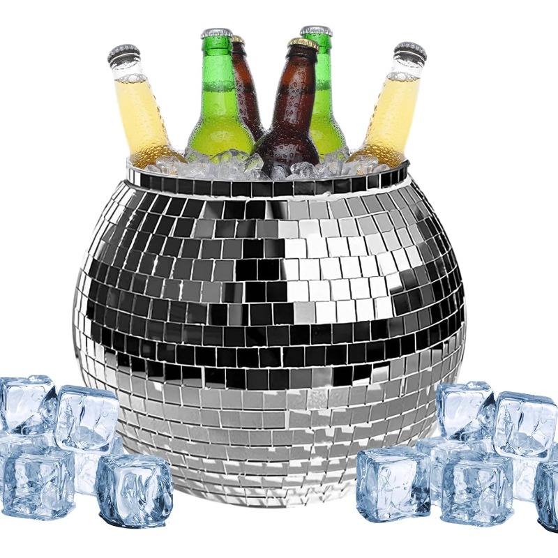 Wiadro na lód Disco Ice Ball,  – Ice Bucket Silver recenzja i cena