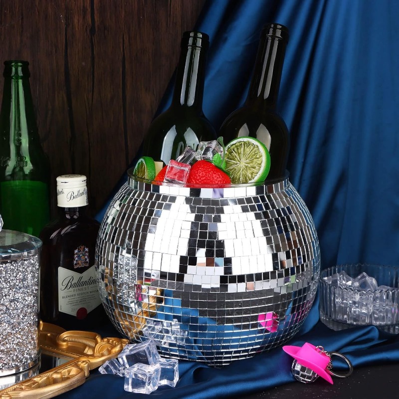 Wiadro na lód Disco Ice Ball,  – Ice Bucket Silver recenzja i cena