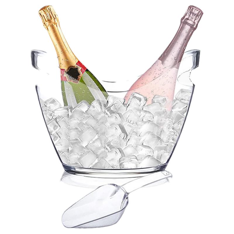 Przezroczyste wiaderko na lód  – Ice Bucket Silver recenzja i cena