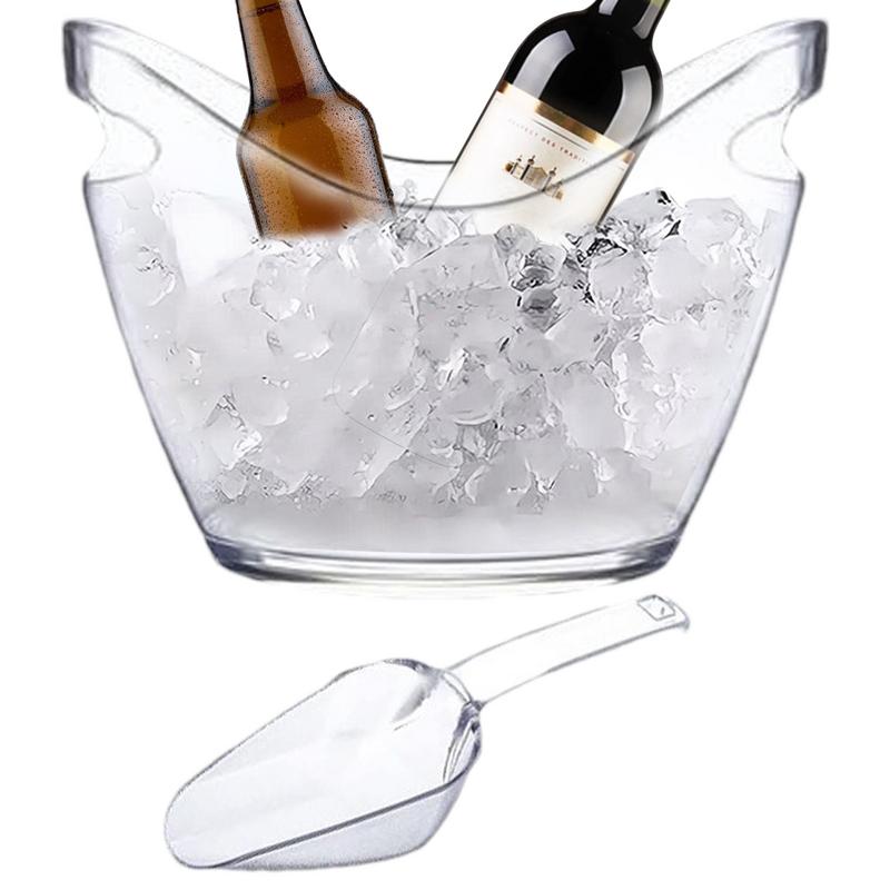 Przezroczyste wiaderko na lód  – Ice Bucket Silver recenzja i cena