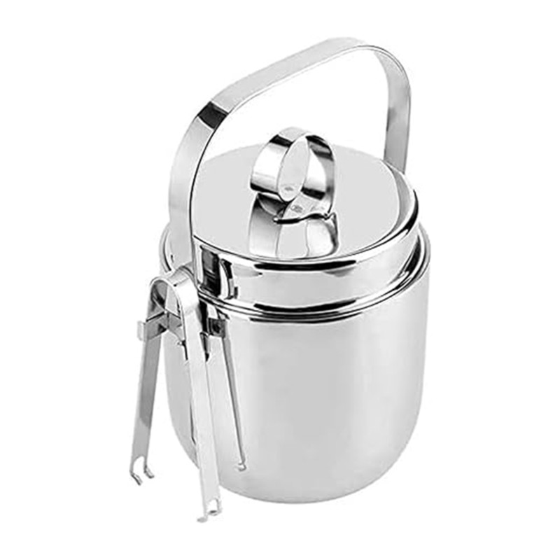 ABRE-Ice Bucket ze stali nierd – Ice Bucket Silver recenzja i cena