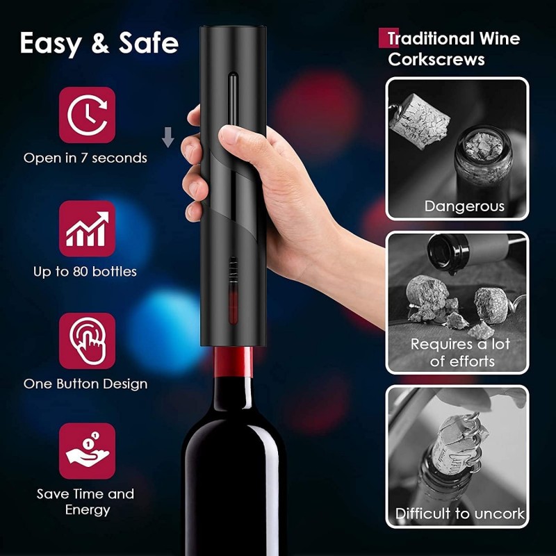 Akumulatorowy wielofunkcyjny e – Wine Opener Electric recenzja i cena