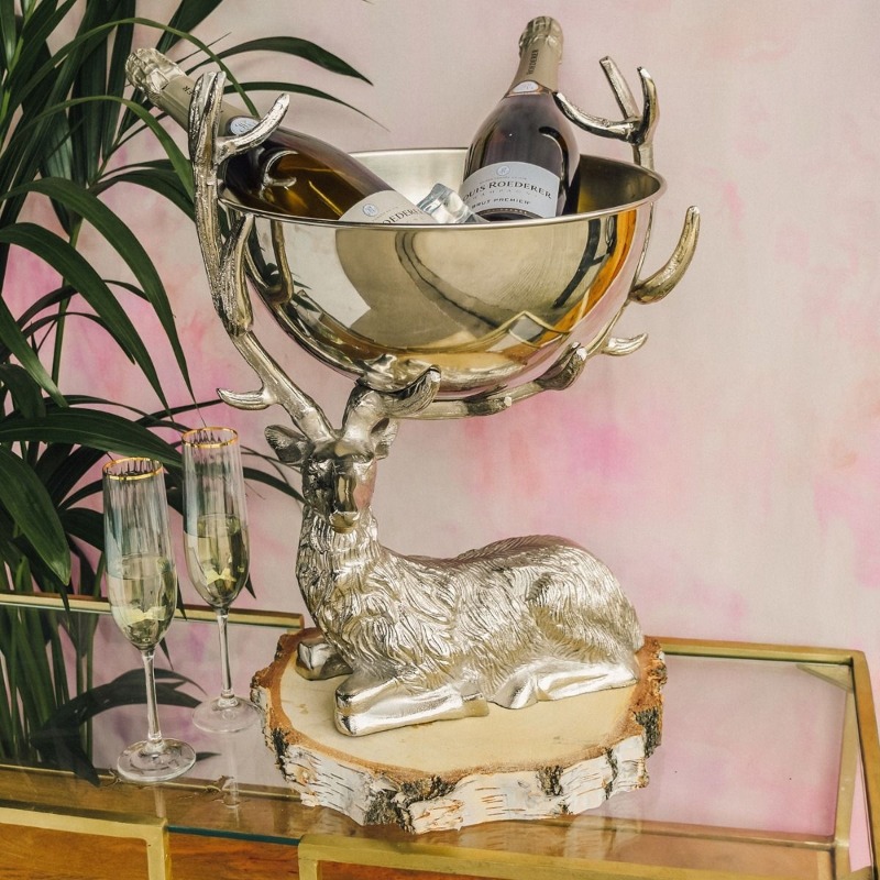 Chłodziarka do wina z metalu w – Ice Bucket Silver recenzja i cena