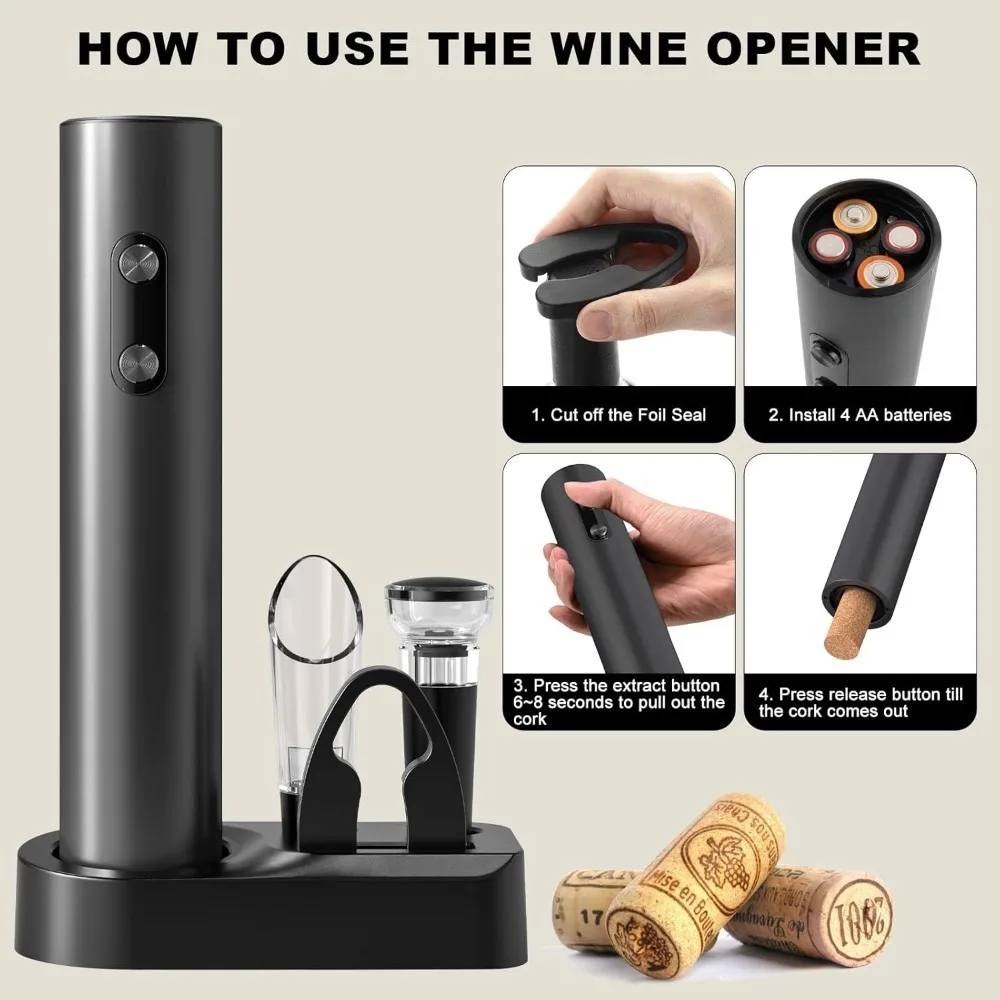 Elektryczny otwieracz do butel – Wine Opener Electric recenzja i cena