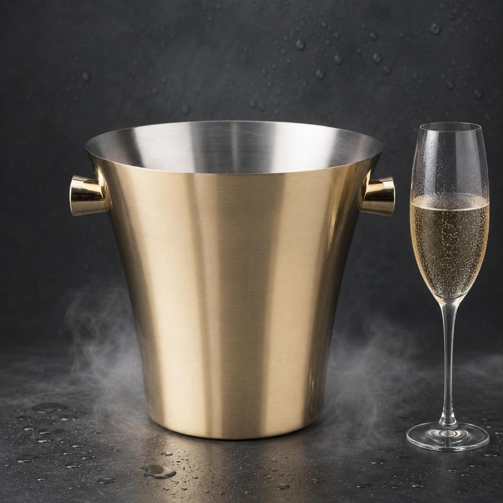 Wiadro na lód ze stali nierdze – Ice Bucket Silver recenzja i cena