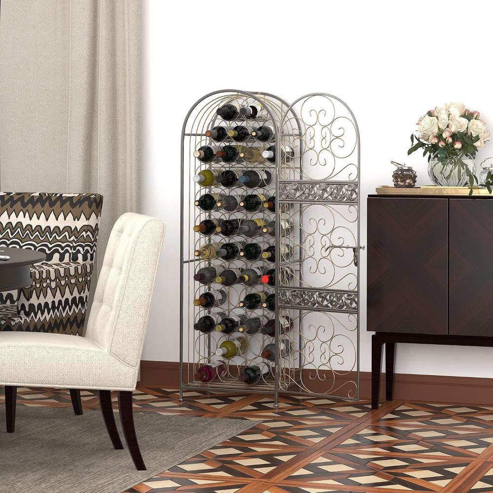 Antyczny brązowy stojak na win – Wine & Beer Guayaquil recenzja i cena