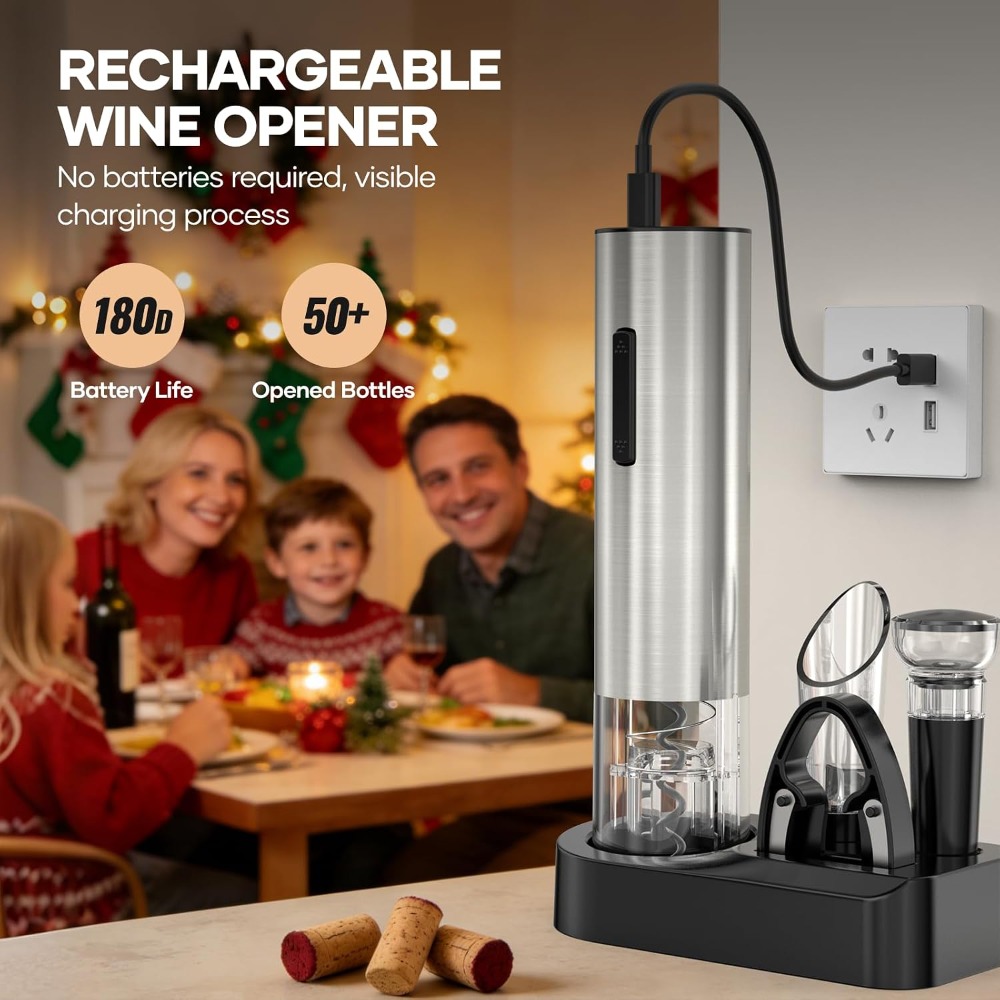 Elektryczny otwieracz do butel – Wine Opener Electric recenzja i cena